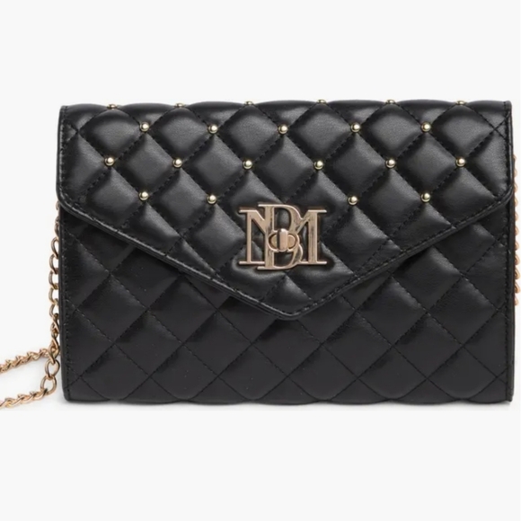 Badgley Mischka Handbags - Badgley Mischka diamond quilted crossbody bag vegan leather. NWT